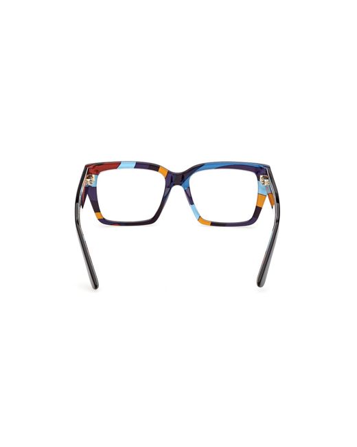 Emilio Pucci Black Ep5284 005 Optical Frames Acetate Squared Normal