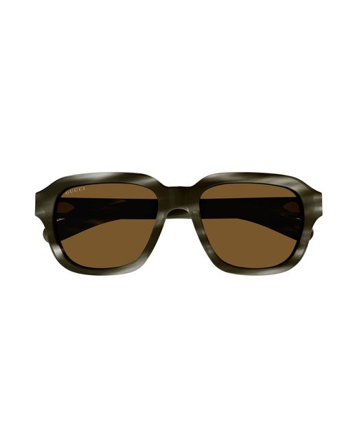 Gucci Black Gg1508S 003 Sunglasses Acetate Squared for men
