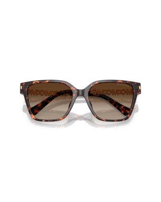 Michael Kors Black Mk2263U Piedmont 300613 Sunglasses Injected Squared Normal Shaded