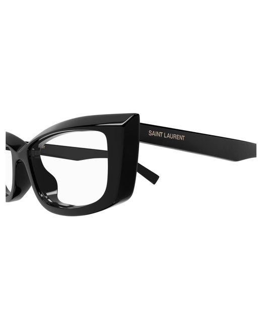 Saint Laurent Black Sl 658 Opt 001 Optical Frames Acetate Transparent Cat Eye