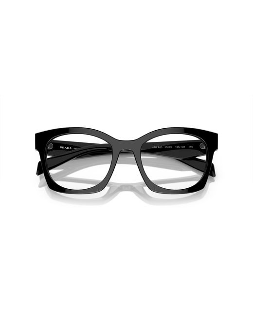 Prada Black Pr A05V 27A1O1 Optical Frames Acetate Geometric Normal
