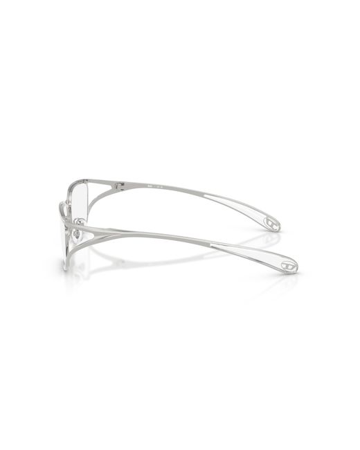 DIESEL Black Dl5006 1001 Optical Frames Metal Squared Normal