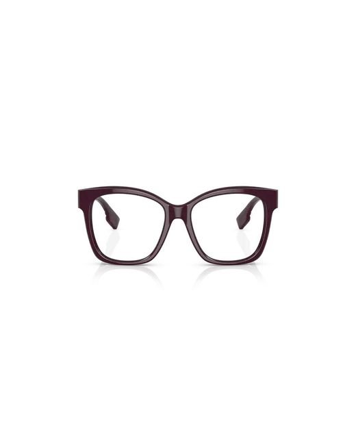 Burberry Black Be2363 Sylvie 3979 Optical Frames Acetate Transparent Squared Normal