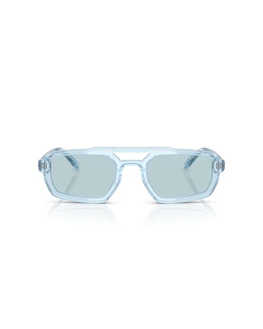 Emporio Armani Black Ea4240U 6204/1 Sunglasses Acetate Geometric Normal for men
