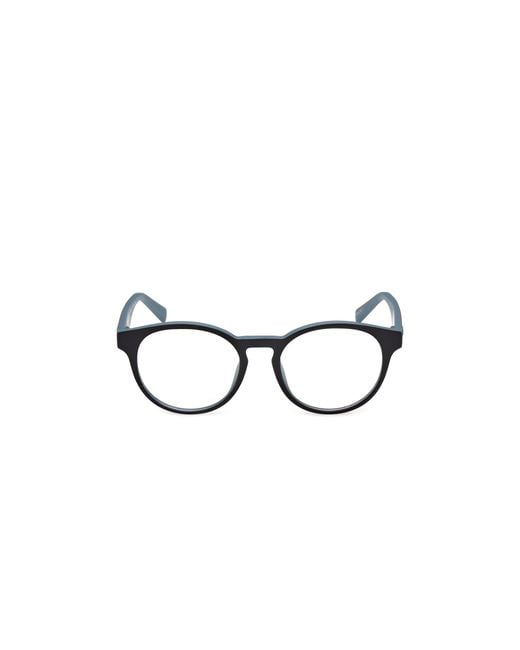 Timberland Black Tb50101 002 Optical Frames Injected Round Normal