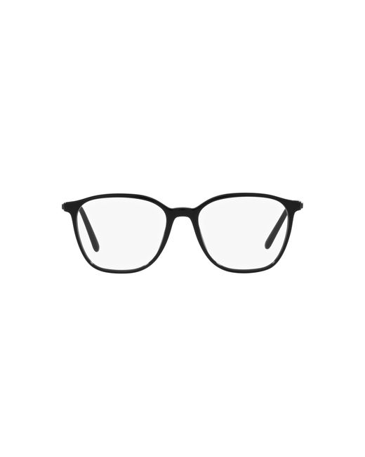 Giorgio Armani Black Ar7236 5001 Optical Frames Acetate Transparent Squared Normal for men