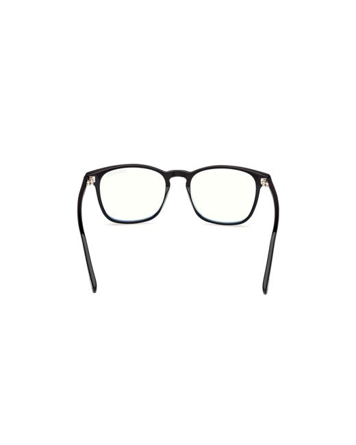 Tom Ford Black Ft5960-B 001 Optical Frames Acetate Squared Normal for men