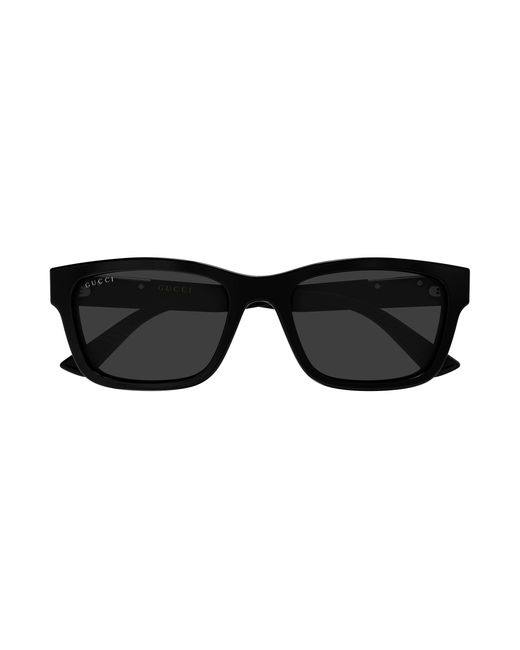 Gucci Black Gg2092Sa 001 Sunglasses Acetate Squared for men