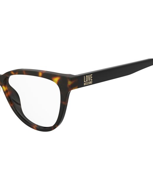 Moschino Black Mol659 086 Optical Frames Acetate Cat Eye Normal