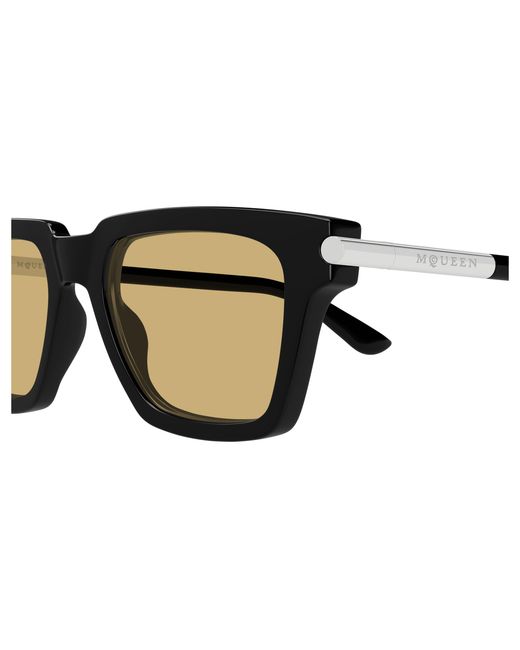 McQueen Black Am0519S 003 Sunglasses Acetate Squared for men