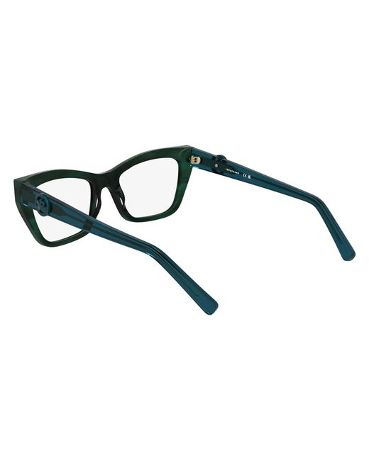 Longchamp Black Lo2762 304 Optical Frames Acetate Squared Normal
