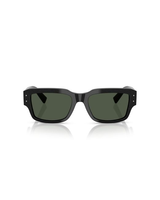 Dolce & Gabbana Black Dg4483 28209A Sunglasses Acetate Squared Polarized for men