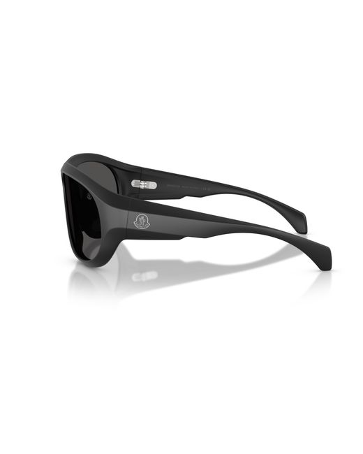 Moncler Black Me8013 Bleacher 500687 Sunglasses Injected Round Normal