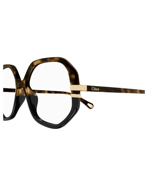 Chloé Black Ch0107O 011 Optical Frames Acetate Transparent Geometric