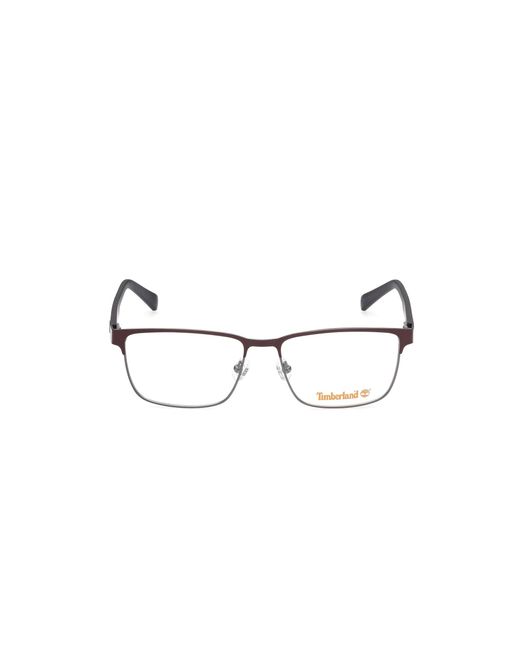 Timberland Black Tb1721 070 Optical Frames Metal Squared Normal for men