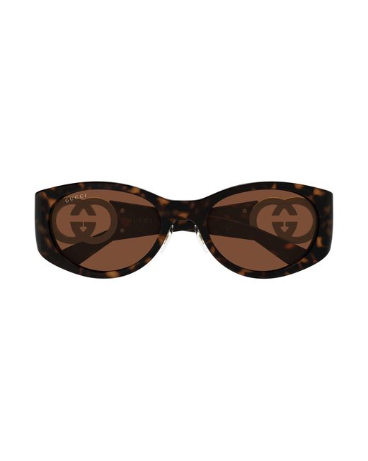 Gucci Black Gg2123Sa 003 Sunglasses Injected Round