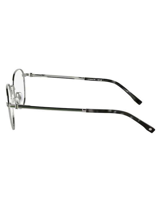 Lacoste Black L2312 45 Optical Frames Metal Squared Normal for men