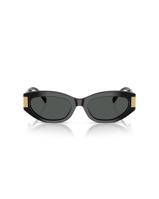 Versace Black Ve4501 Gb1/87 Sunglasses Acetate Cat Eye Normal