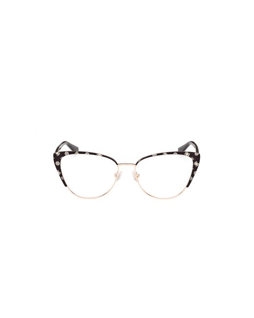 Guess Black Gu50121 005 Optical Frames Metal Cat Eye Normal