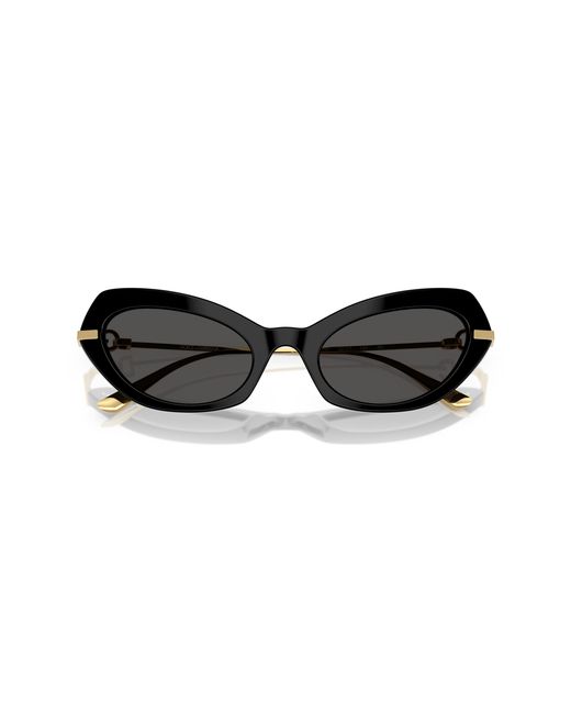 Dolce & Gabbana Black Dg4473 501/87 Sunglasses Acetate Butterfly Normal