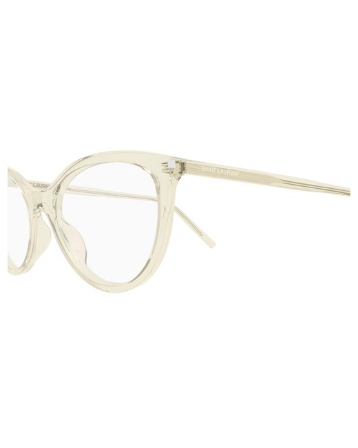 Saint Laurent Black Sl 833 004 Optical Frames Acetate Transparent Cat Eye