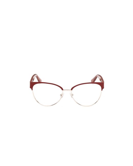 Guess Black Gu50382 67 Optical Frames Metal Round Normal