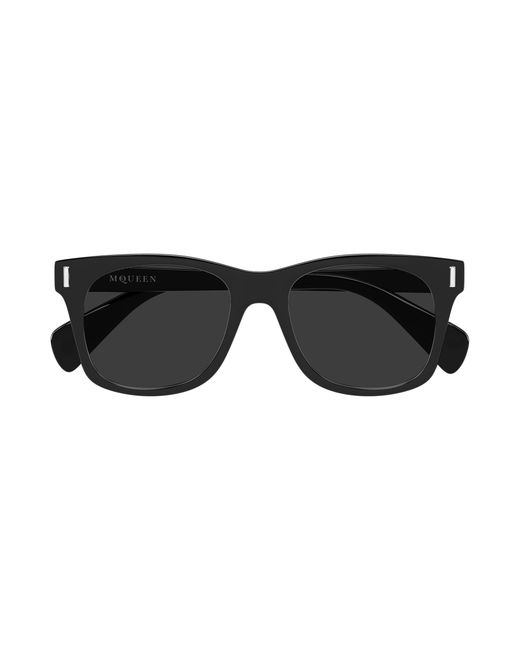McQueen Black Am0551S 001 Sunglasses Acetate Squared for men