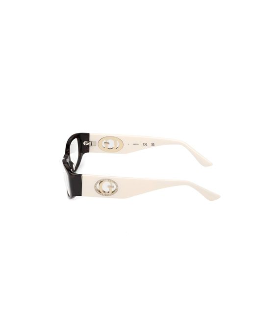 Guess Black Gu50352 052 Optical Frames Acetate Round Normal