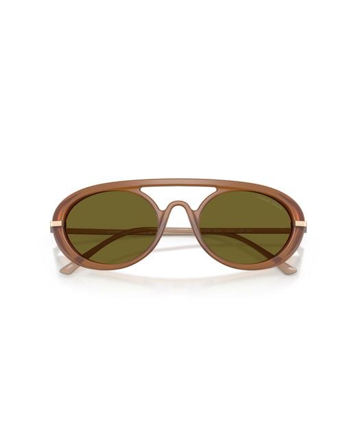 Giorgio Armani Black Ar8256 6410/2 Sunglasses Acetate Round Normal for men