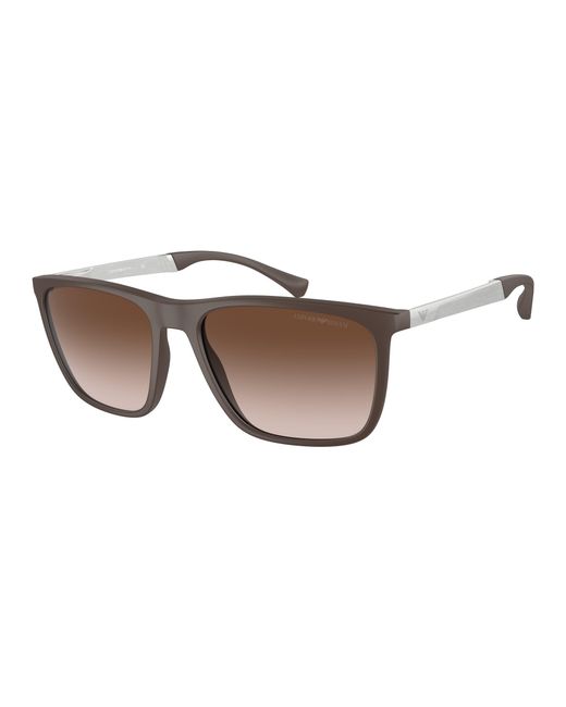 Emporio Armani Black Ea4150 534213 Sunglasses Injected Squared Normal Shaded for men
