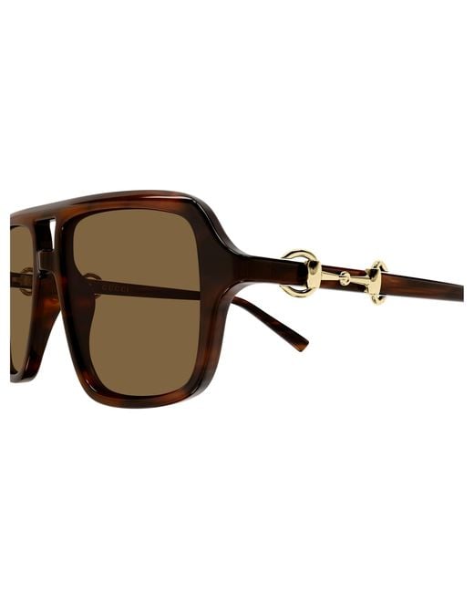 Gucci Black Gg2052S 009 Sunglasses Acetate Pilot