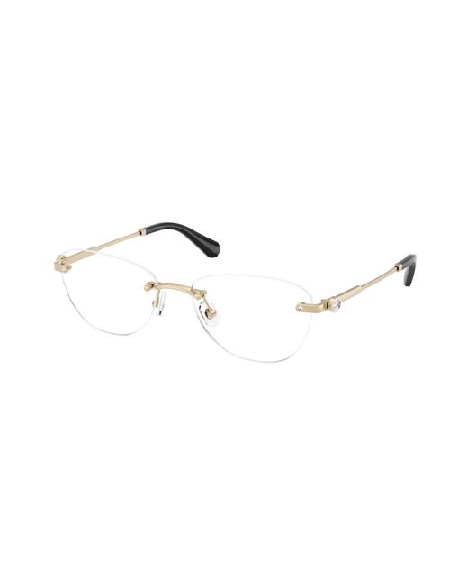 Swarovski Black Sk1035D 4013 Optical Frames Metal Round Normal