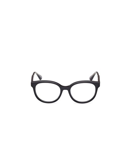 MAX&Co. Black Mo5126 001 Optical Frames Acetate Round Normal