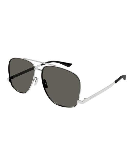 Saint Laurent Black Sl 653 Leon 001 Sunglasses Metal Pilot Normal