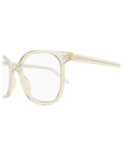Saint Laurent Black Sl M155 004 Optical Frames Acetate Transparent Cat Eye
