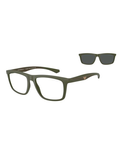 Emporio Armani Black Ea4235 61841W Sunglasses Injected Transparent Squared Normal for men