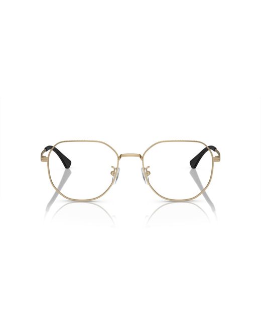 Emporio Armani Black Ea1154D 3002 Optical Frames Metal Transparent Round Normal for men
