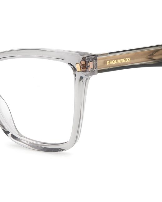 DSquared² Black D2 0059 Kb7 Optical Frames Acetate Butterfly