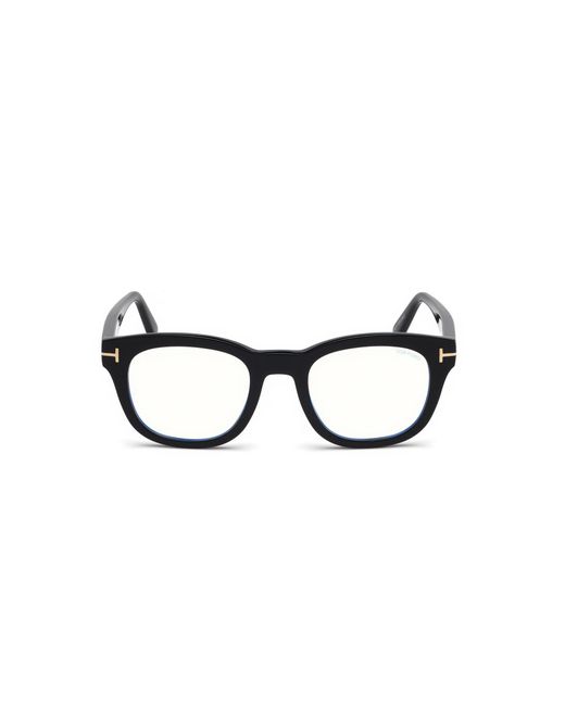 Tom Ford Black Ft5542-B 001 Optical Frames Acetate Geometric Normal for men