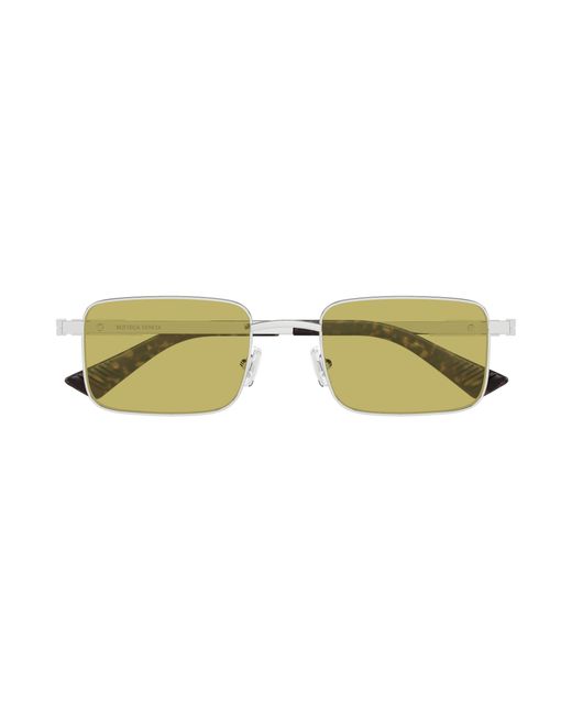 Bottega Veneta Black Bv1469S 003 Sunglasses Metal Squared
