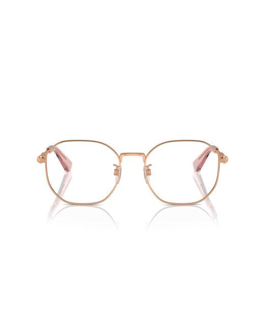 Burberry Black Be1387D 1337 Optical Frames Metal Transparent Geometric Normal for men