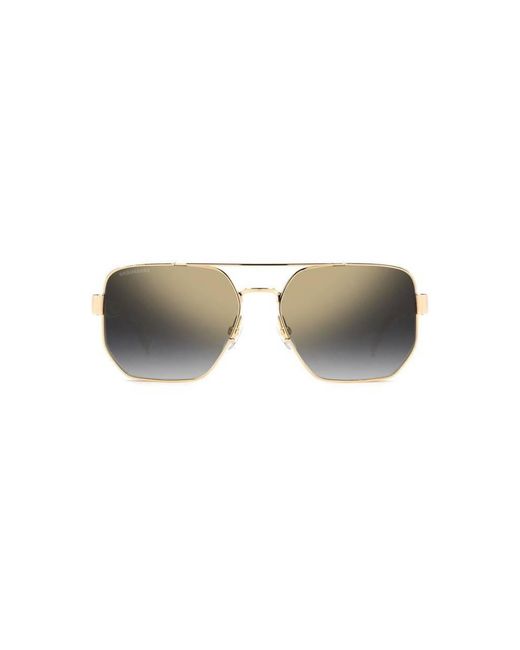 DSquared² Black D2 0083/S Rhl/Fq Sunglasses Metal Squared Mirrored Shaded for men