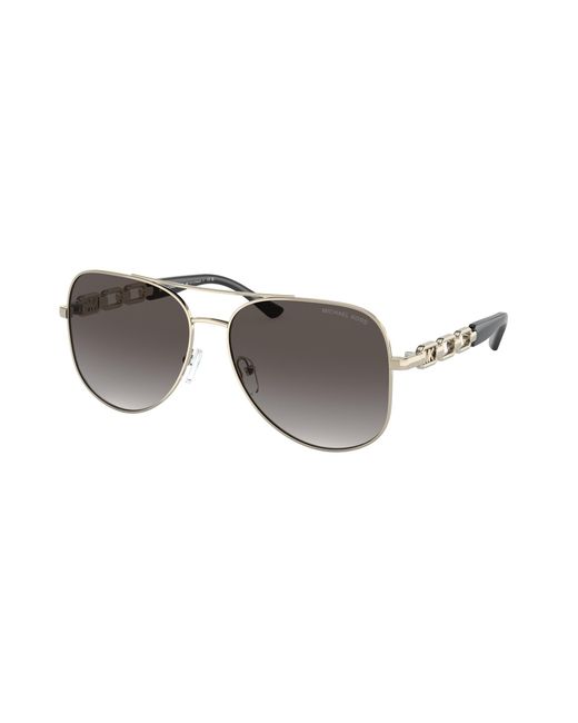 Michael Kors Black Mk1121 Chianti 10148G Sunglasses Metal Pilot Normal Shaded