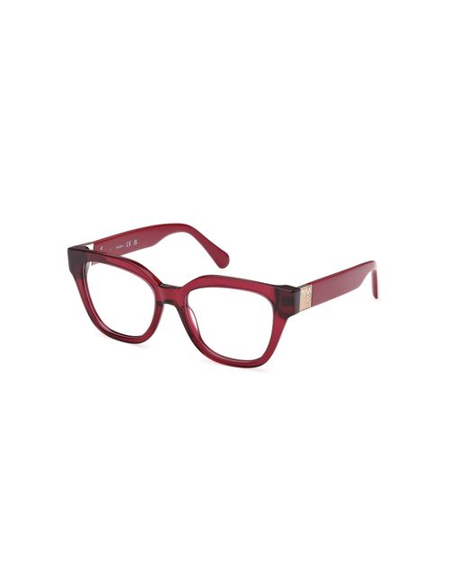 MAX&Co. Black Mo5193 069 Optical Frames Acetate Squared Normal