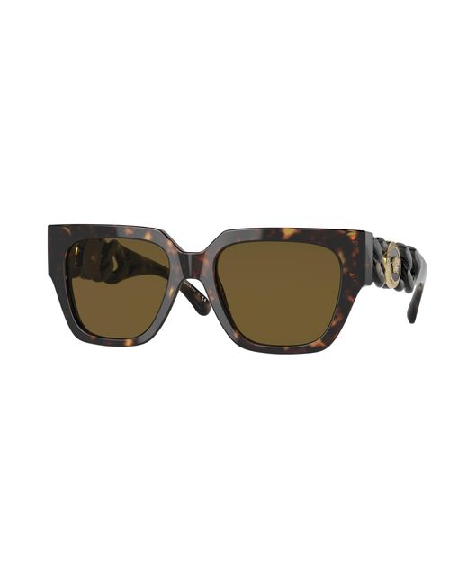 Versace Black Ve4409 108/73 Sunglasses Acetate Squared Normal
