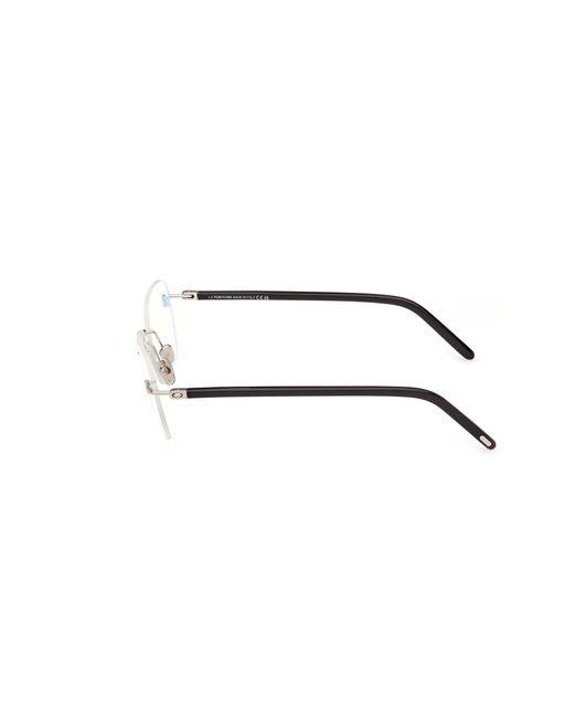Tom Ford Black Ft5934-B 016 Optical Frames Metal Squared Normal for men