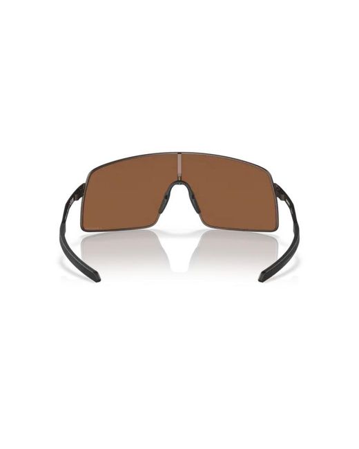 Oakley Brown Oo6013 Sutro Ti 601303 Sunglasses Titanium Mask Normal Prizm for men