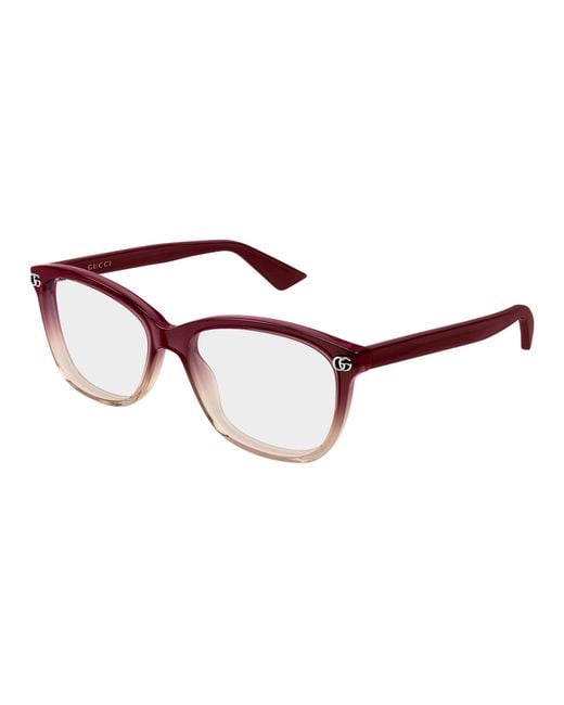 Gucci Black Gg2113O 010 Optical Frames Acetate Transparent Squared