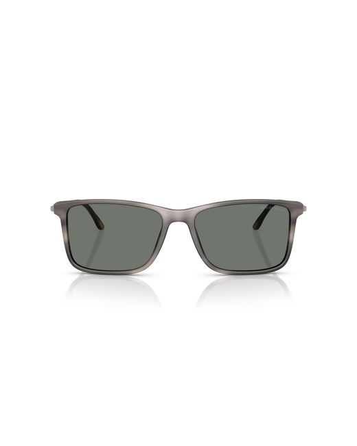 Giorgio Armani Black Ar8218 616611 Sunglasses Acetate Squared Normal for men