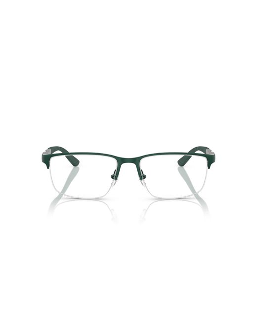 Emporio Armani Black Ea1164 3017 Optical Frames Metal Transparent Squared Normal for men